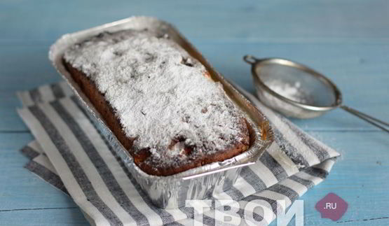 рождественский творожный кекс