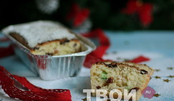 рождественский творожный кекс