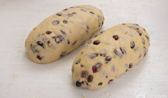 рождественский творожный штоллен