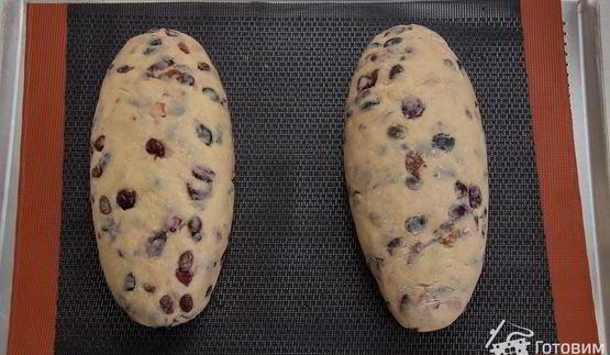 рождественский творожный штоллен