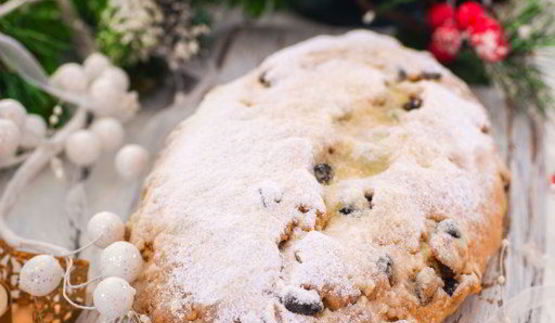рождественский творожный штоллен