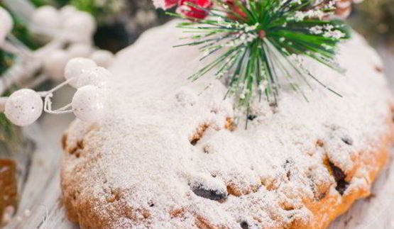 рождественский творожный штоллен