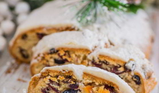 рождественский творожный штоллен