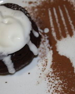 Шоколадный фондан