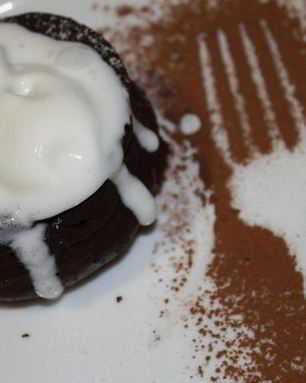 Шоколадный фондан