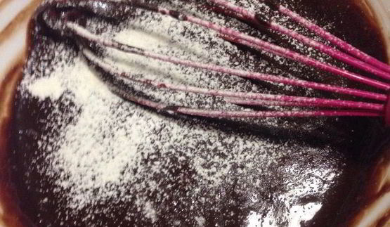 шоколадный фондан