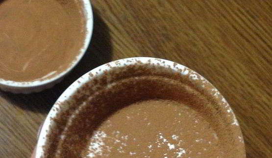 шоколадный фондан