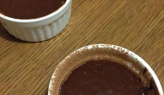 шоколадный фондан