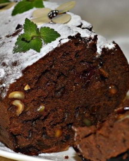 Рецепт шоколадного кекса с изюмом
