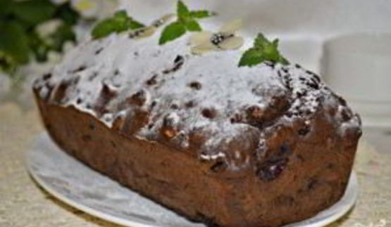 шоколадный кекс с изюмом