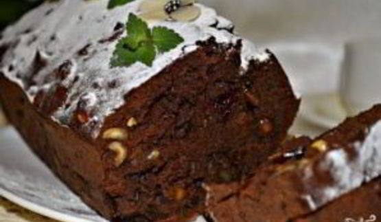 шоколадный кекс с изюмом