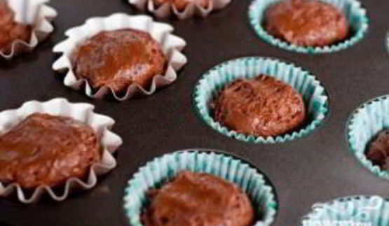 шоколадные капкейки с мятным кремом