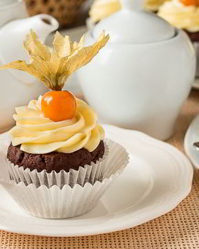 Шоколадные капкейки с сюрпризом