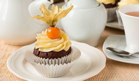 шоколадные капкейки с сюрпризом