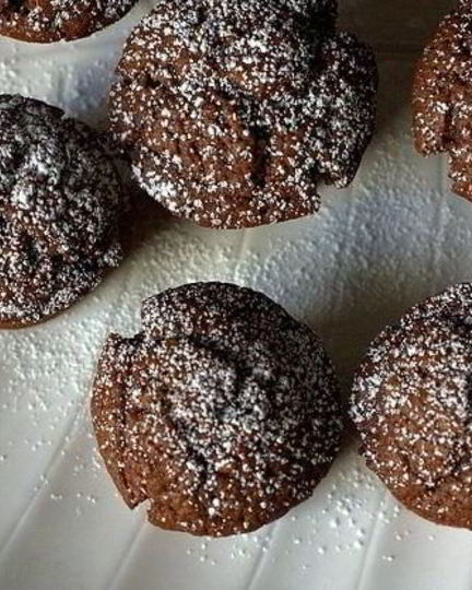 Рецепт шоколадных кексов с йогуртом