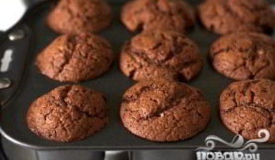 шоколадные кексы с йогуртом