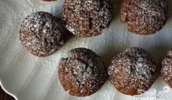 шоколадные кексы с йогуртом