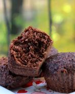 Шоколадные овсяные кексы на пару