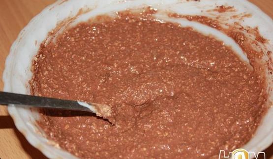 шоколадные овсяные кексы на пару