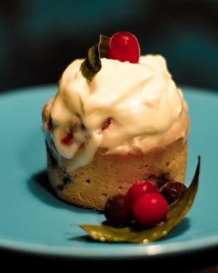 Сметанно-ягодные кексы