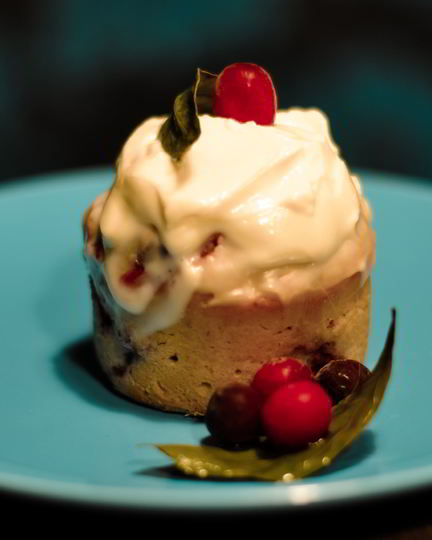 Рецепт сметанно-ягодных кексы