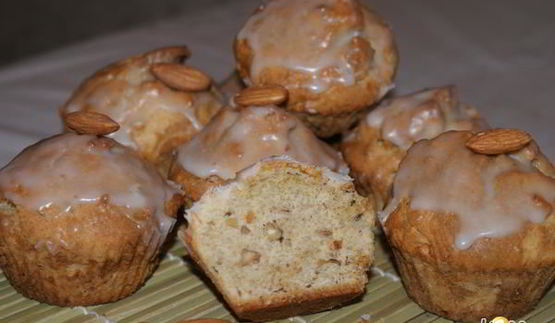 тминные кексы с лимонной глазурью