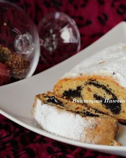 Рецепт творожно-макового штоллен