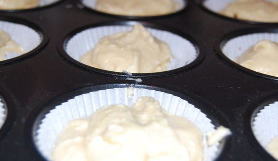 творожные кексики с начинкой