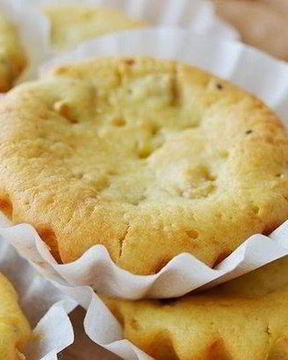 Творожные кексы с киви и бананом