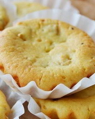 Творожные кексы с киви и бананом