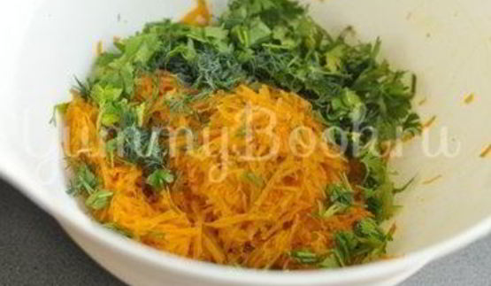 тыквенный кекс с зеленью