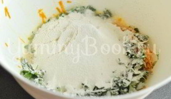 тыквенный кекс с зеленью