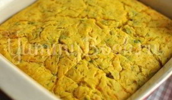 тыквенный кекс с зеленью