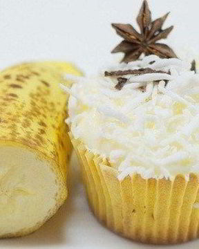 Ванильные кексы с бананом