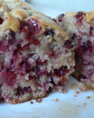 Ягодно-лимонный кекс с овсяными хлопьями