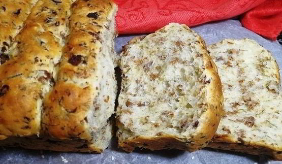 ароматный хлеб из лисичек