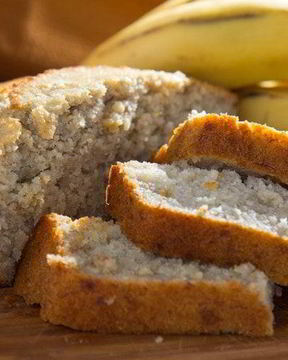 Банановый хлеб на рисовых хлопьях