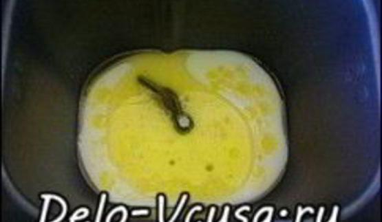 белый хлеб с укропом в хлебопечке