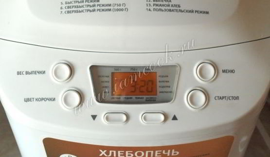 дарницкий хлеб в хлебопечке