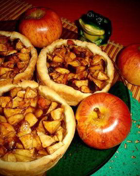 Деревенские галеты с яблоками