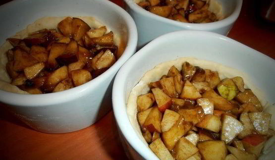 деревенские галеты с яблоками