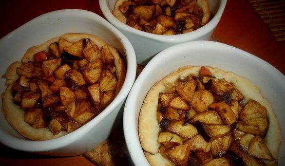 деревенские галеты с яблоками