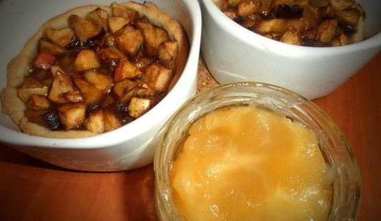 деревенские галеты с яблоками