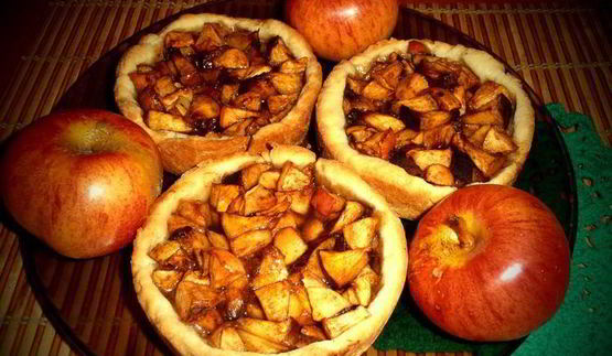 деревенские галеты с яблоками