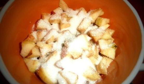 деревенские галеты с яблоками