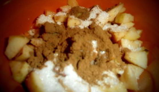 деревенские галеты с яблоками