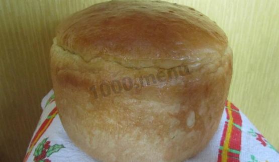 деревенский хлеб на меду