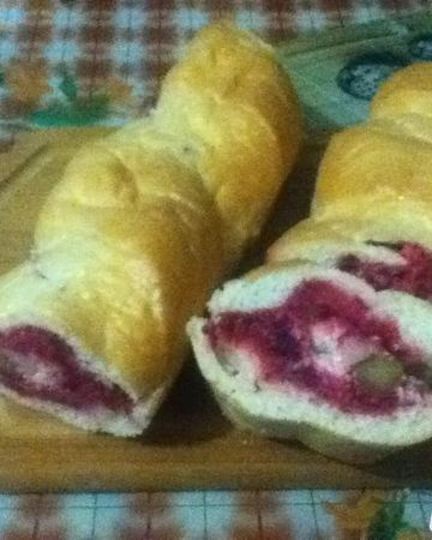 Рецепт фаршированного багета — шубы в шубе