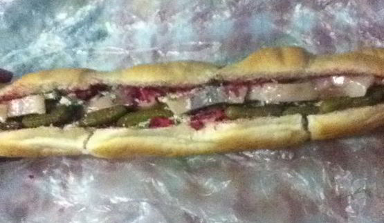 фаршированный багет — шуба в шубе