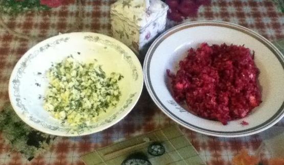 фаршированный багет — шуба в шубе